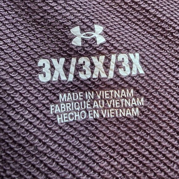 Under Armour UA Rival Terry Shorts Women - 4" Inseam - Purple - Picture 4 of 6